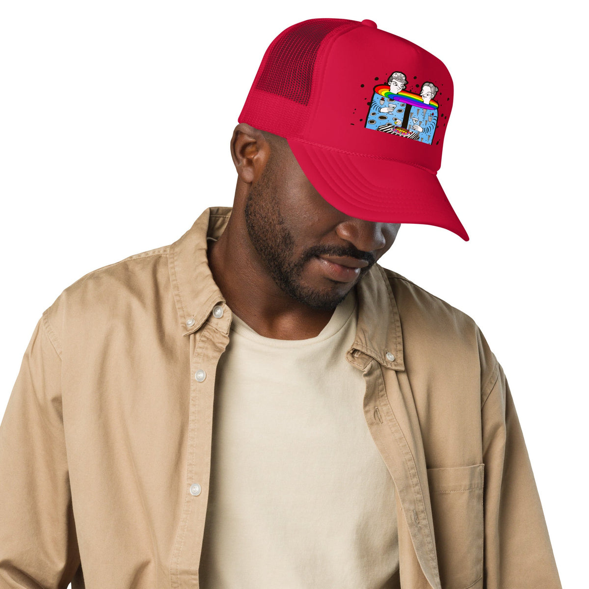 Cheeseboat x Masholand Foam Trucker Hat